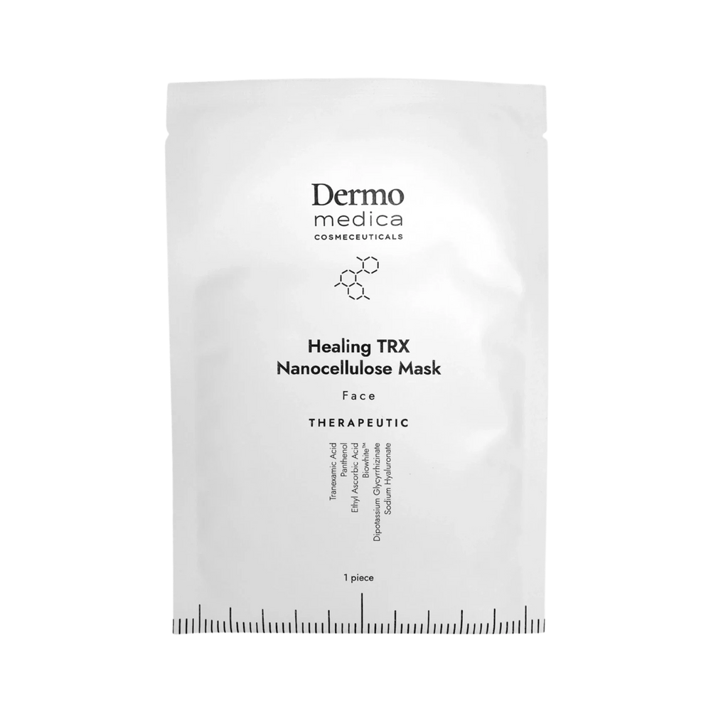 DermoMedica Healing TRX Nanocellulose Mask / Face 1szt. — maska regenerująca dla skóry zmęczonej