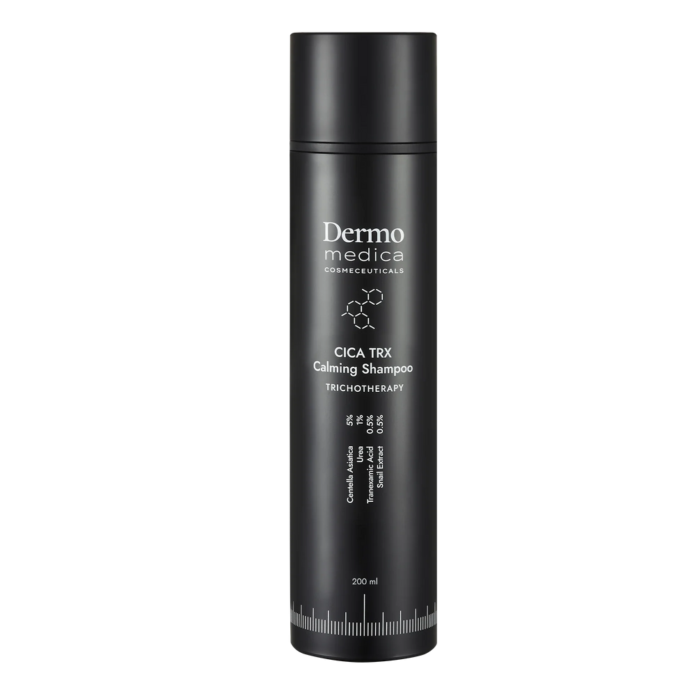DermoMedica CICA TRX Calming Shampoo — nyugtató sampon 5% varjúhájjal, 200 ml