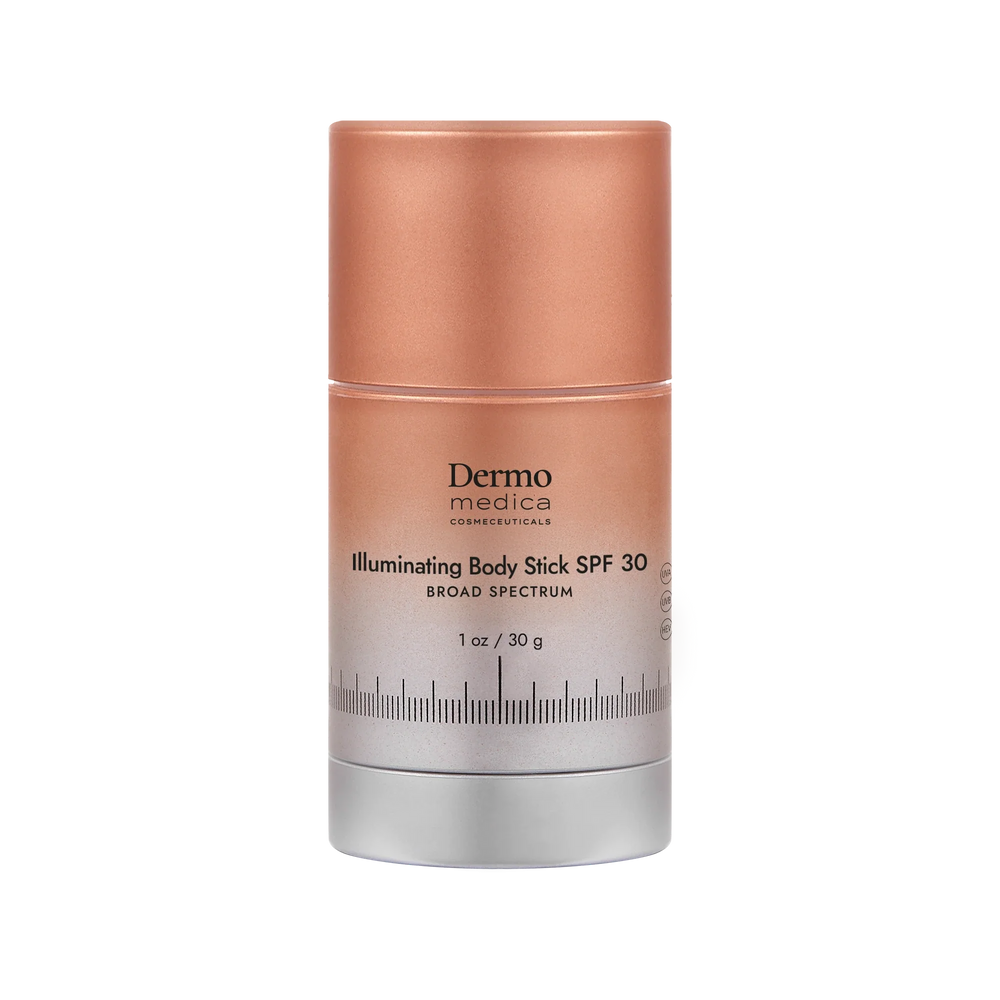 DermoMedica Illuminating Body Stick SPF 30 — ochranná tyčinka s trblietkami 30 g