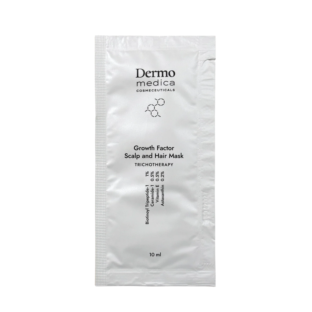 DermoMedica Growth Factor Scalp Mask 200 ml — trichologická regenerační maska na pokožku hlavy