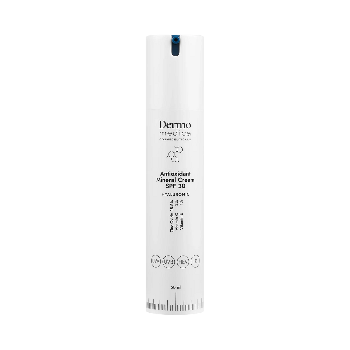DermoMedica Antioxidant Mineral Cream SPF 30 — minerální filtr 60 ml s opravou DNA