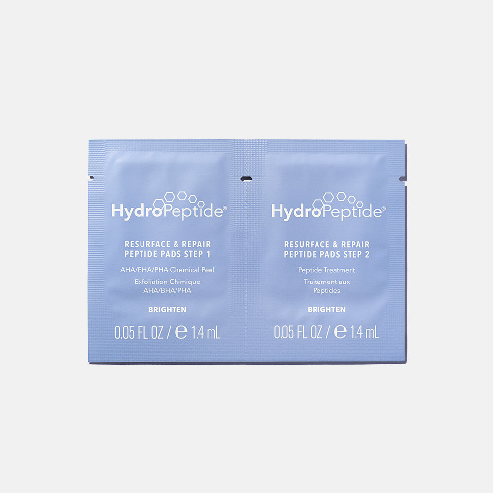 HydroPeptide Resurface & Repair Peptide Pads 30 st. — tvåstegs exfolierande peptidpads
