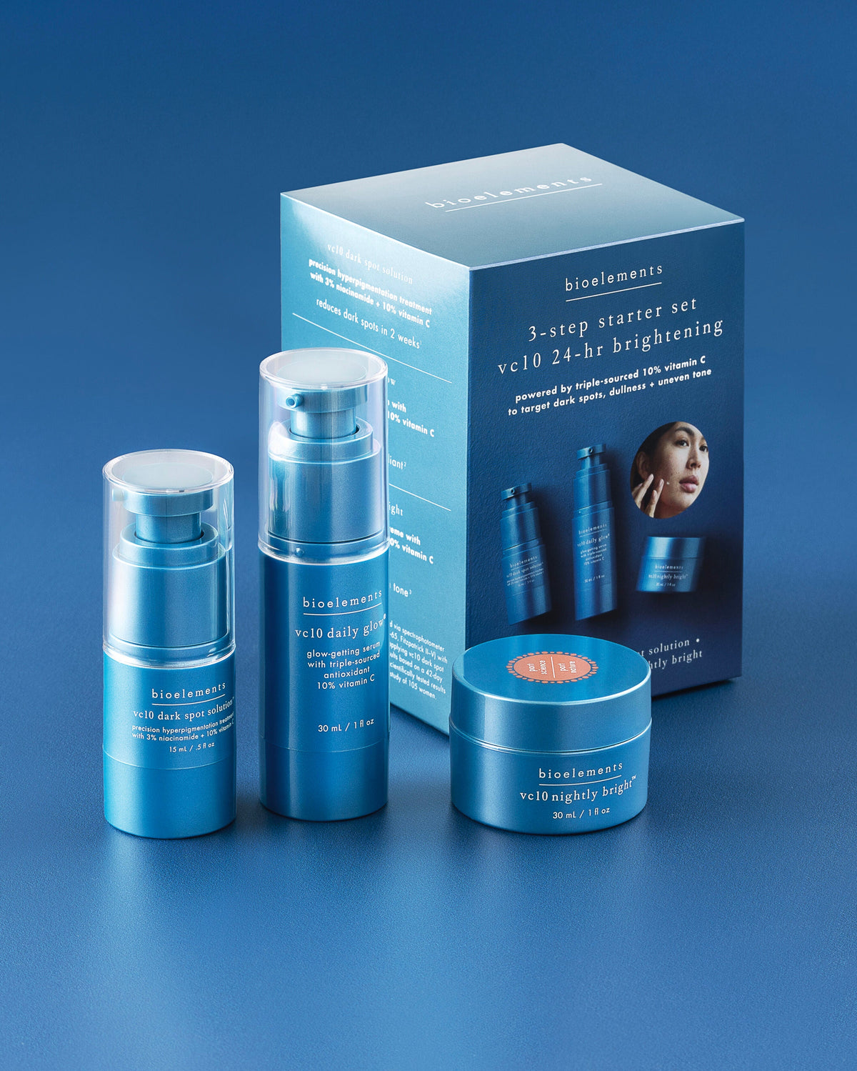 Bioelements Zestaw 3-step Starter Set: VC10 24h