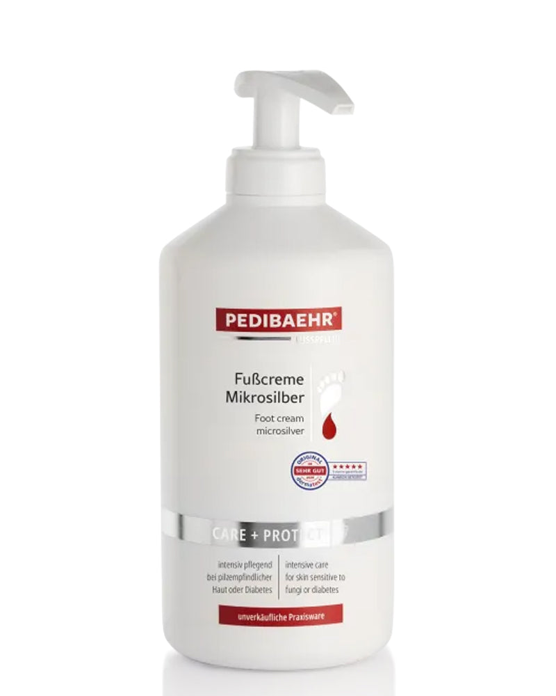 Pedibaehr cremă protectoare pentru picioare cu micro-argint 500 ml