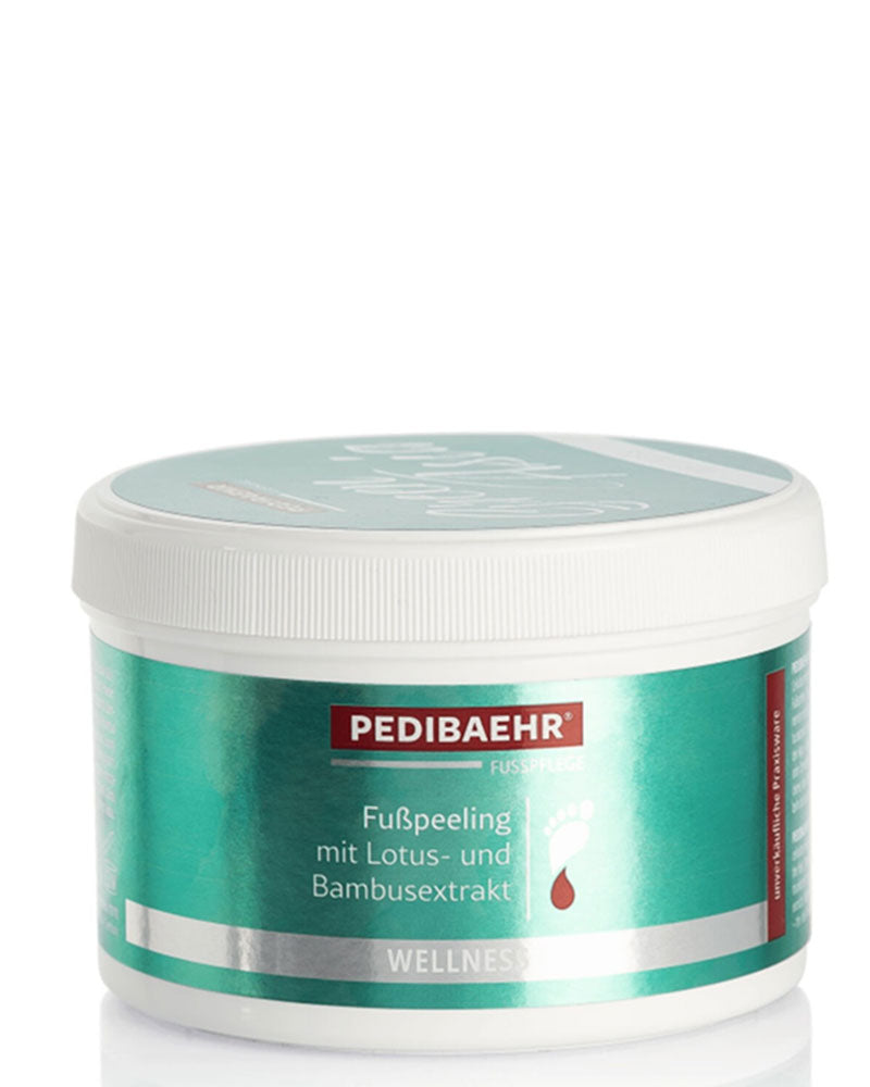 Pedibaehr Wellness Green Asia Peeling s lotosem a extraktem z bambusu 450 ml — peeling na nohy a tělo s lotosem a bambusem