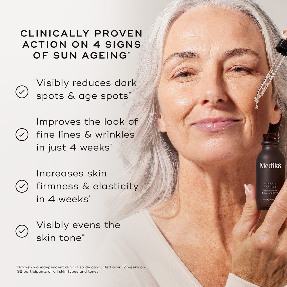 Medik8 Super C Ferulic — serum z witaminą C i kwasem ferulowym na oznaki starzenia
