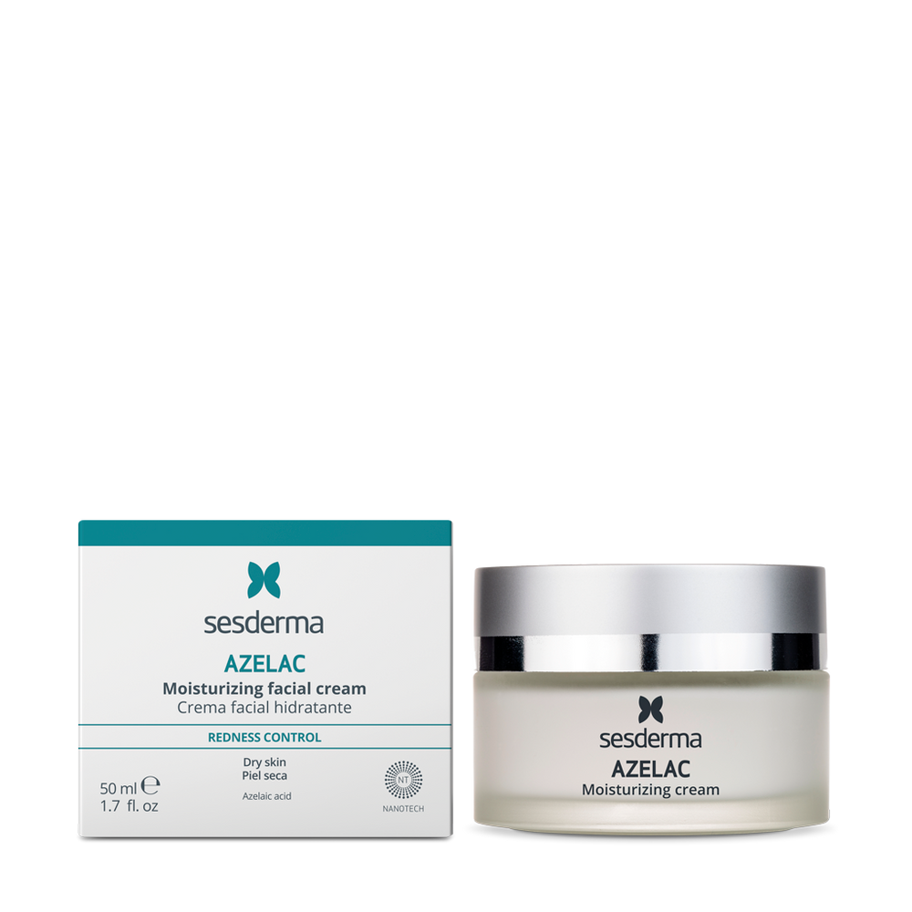 Sesderma Azelac Fuktkräm 50 ml — kräm för hud med kärlproblem och aknebenägen hud
