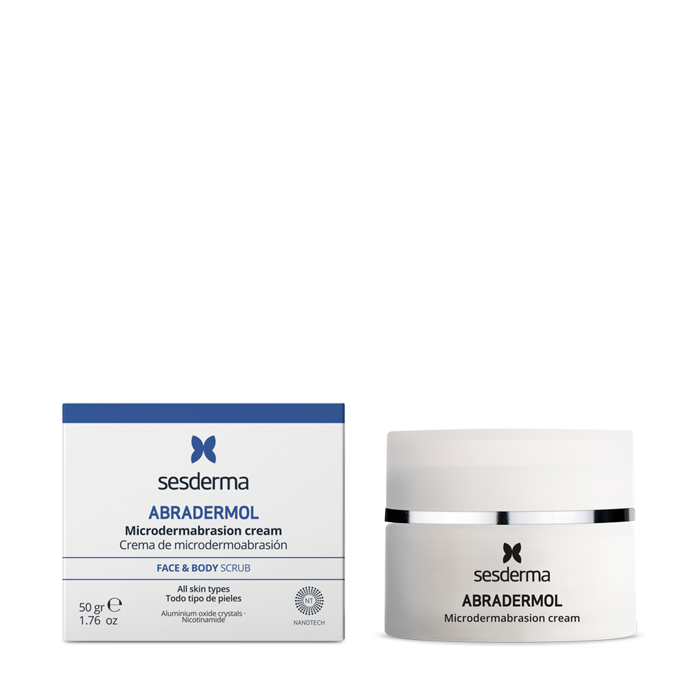 Sesderma Abradermol Mikrodermabrasionskräm 50 g — hemmapeeling för mogen och fet hud