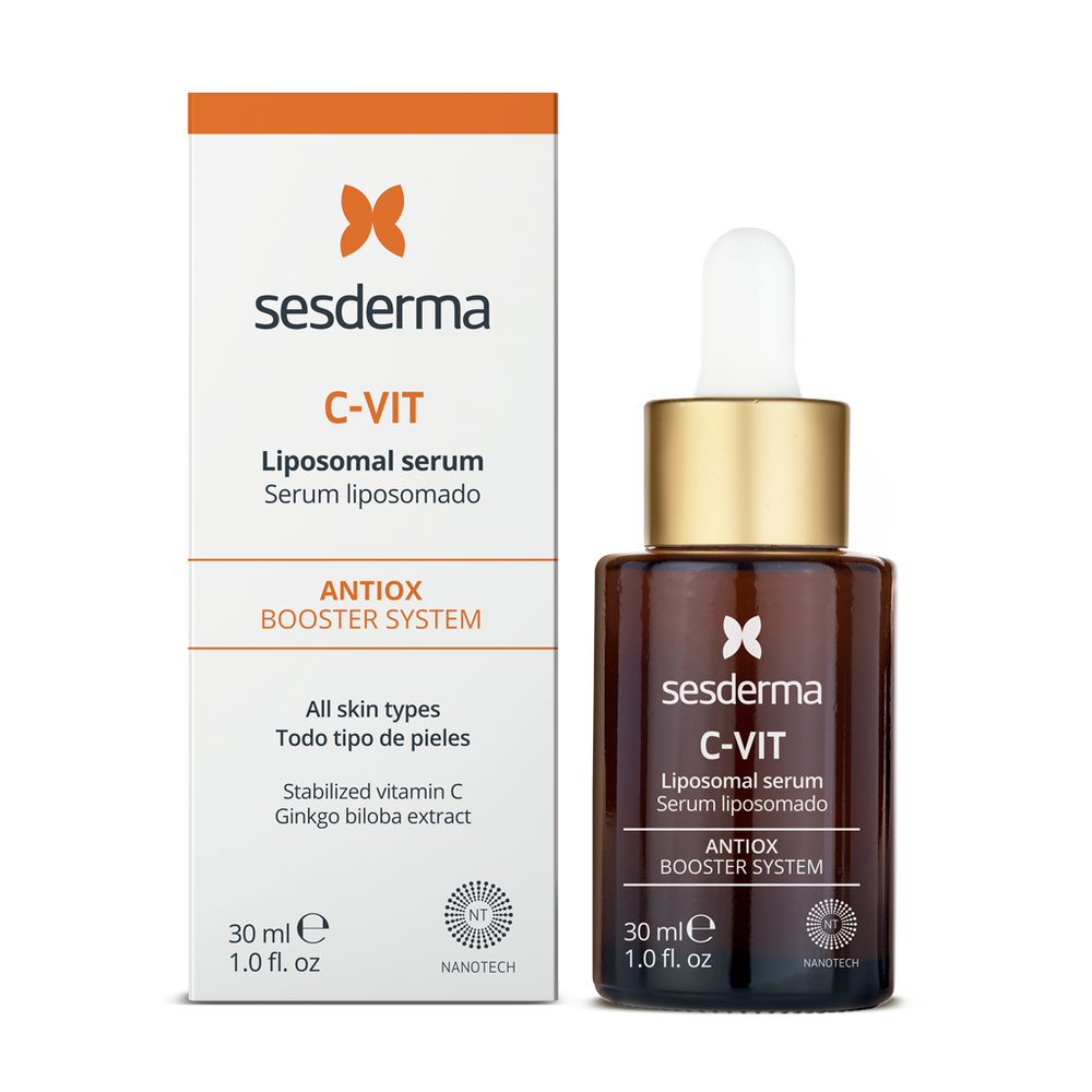 Sesderma C-Vit Serum Λιποσωμικός ορός 30 ml — ορός λάμψης για θαμπή επιδερμίδα