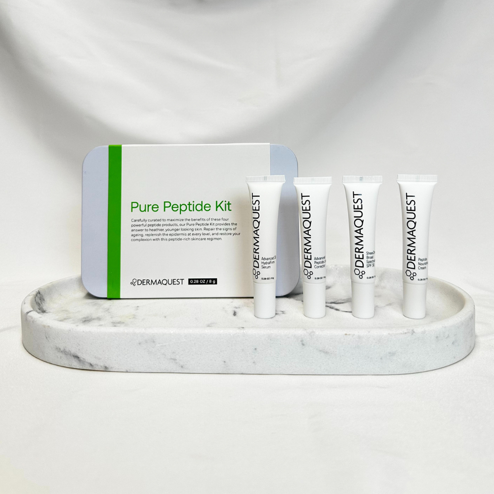 DermaQuest Pure Peptide Kit — zestaw przeciwstarzeniowy dla skóry wiotkiej