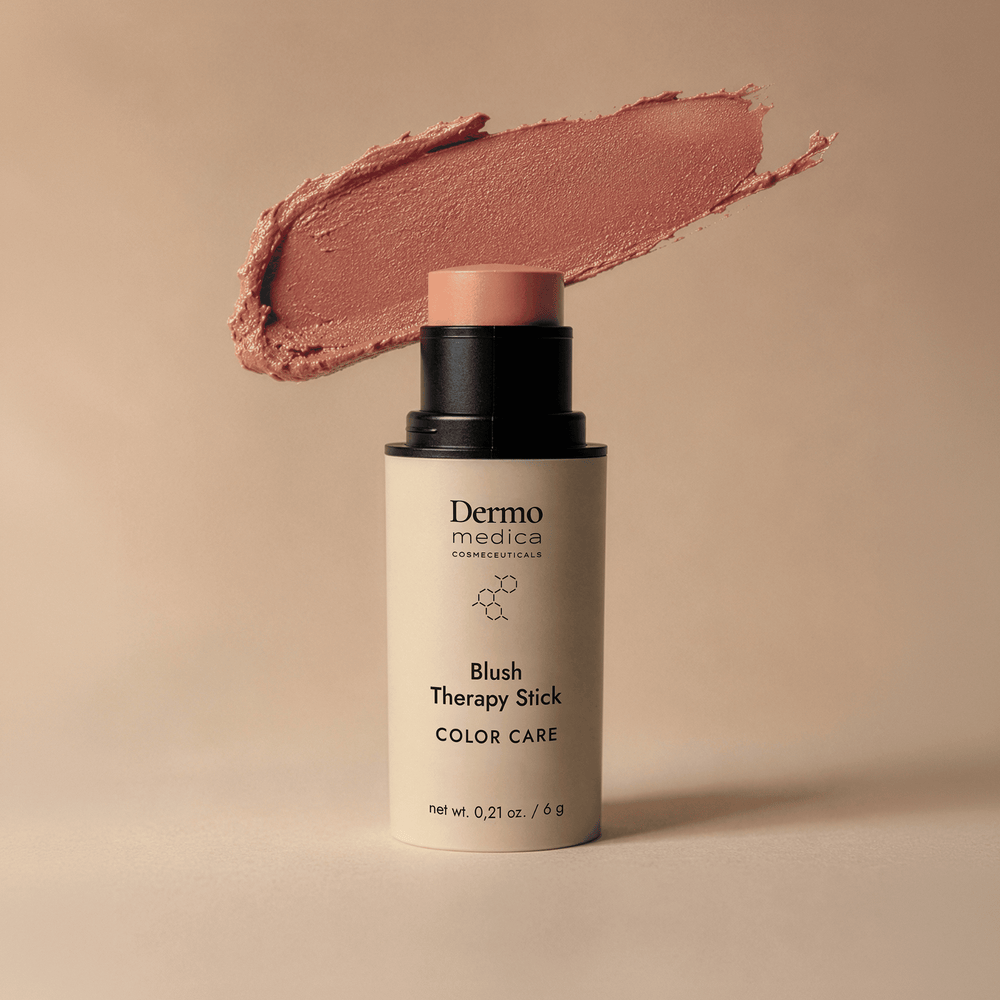 DermoMedica Blush Therapy Stick — colorete cremoso en barra con tratamiento