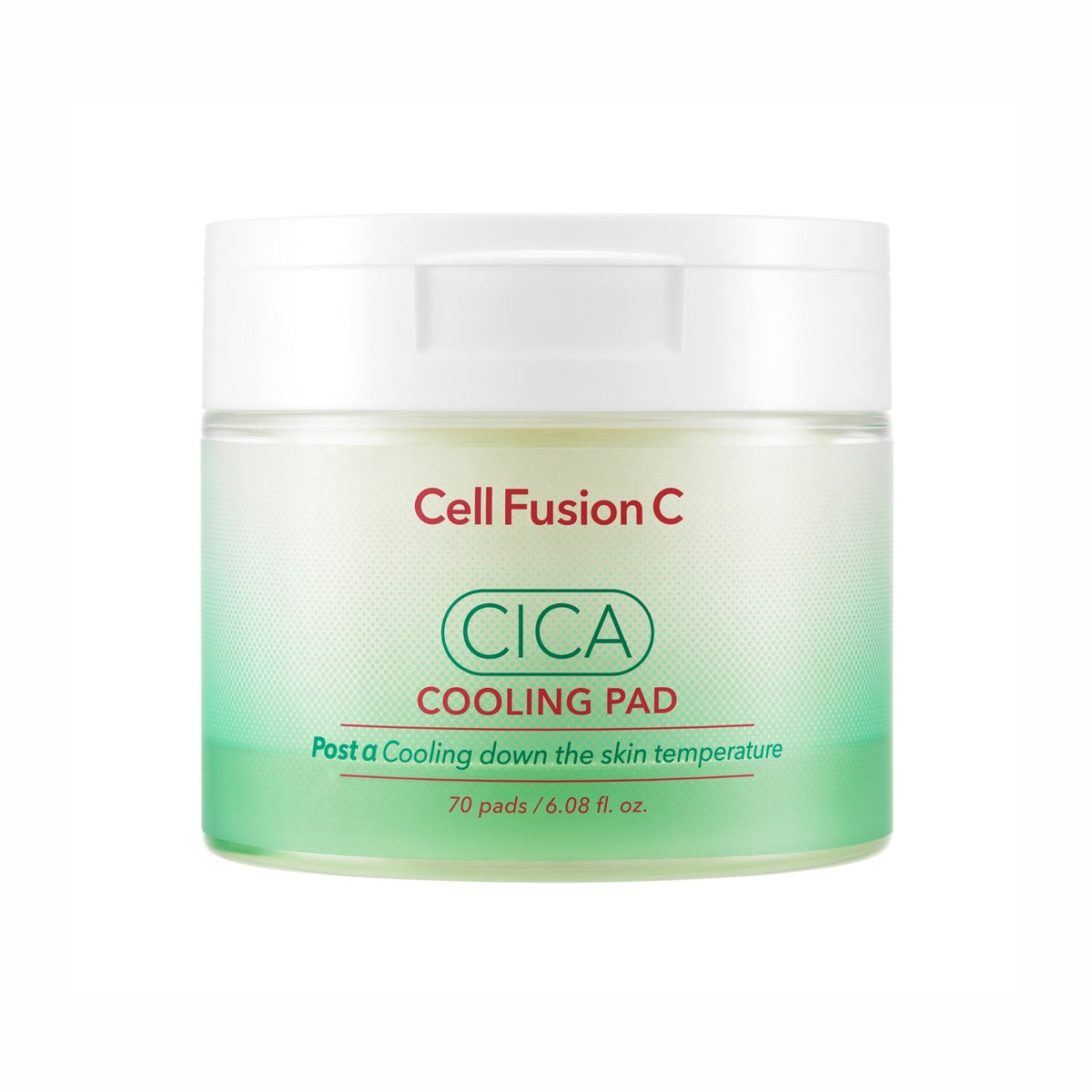 Cell Fusion C Cica Cooling Pad — δροσιστικοί δίσκοι καταπράυνσης με κεντέλλα ασιατική