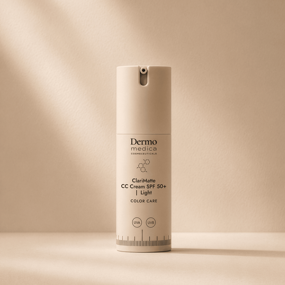 DermoMedica ClariMatte CC Cream SPF 50+ Light — matující korekční krém s filtrem pro smíšenou pleť
