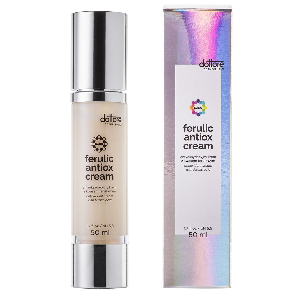 Dottore Ferulic Antiox Cream — antioxidantcrème met ferulazuur voor overdag