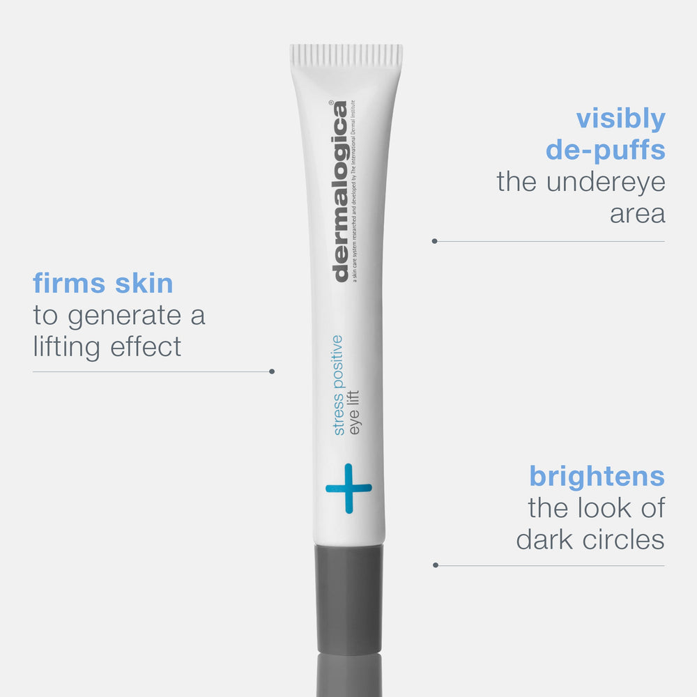 Dermalogica Stress Positive Eye Lift — mască răcoritoare pentru conturul ochilor pentru umflături și cearcăne 25 ml
