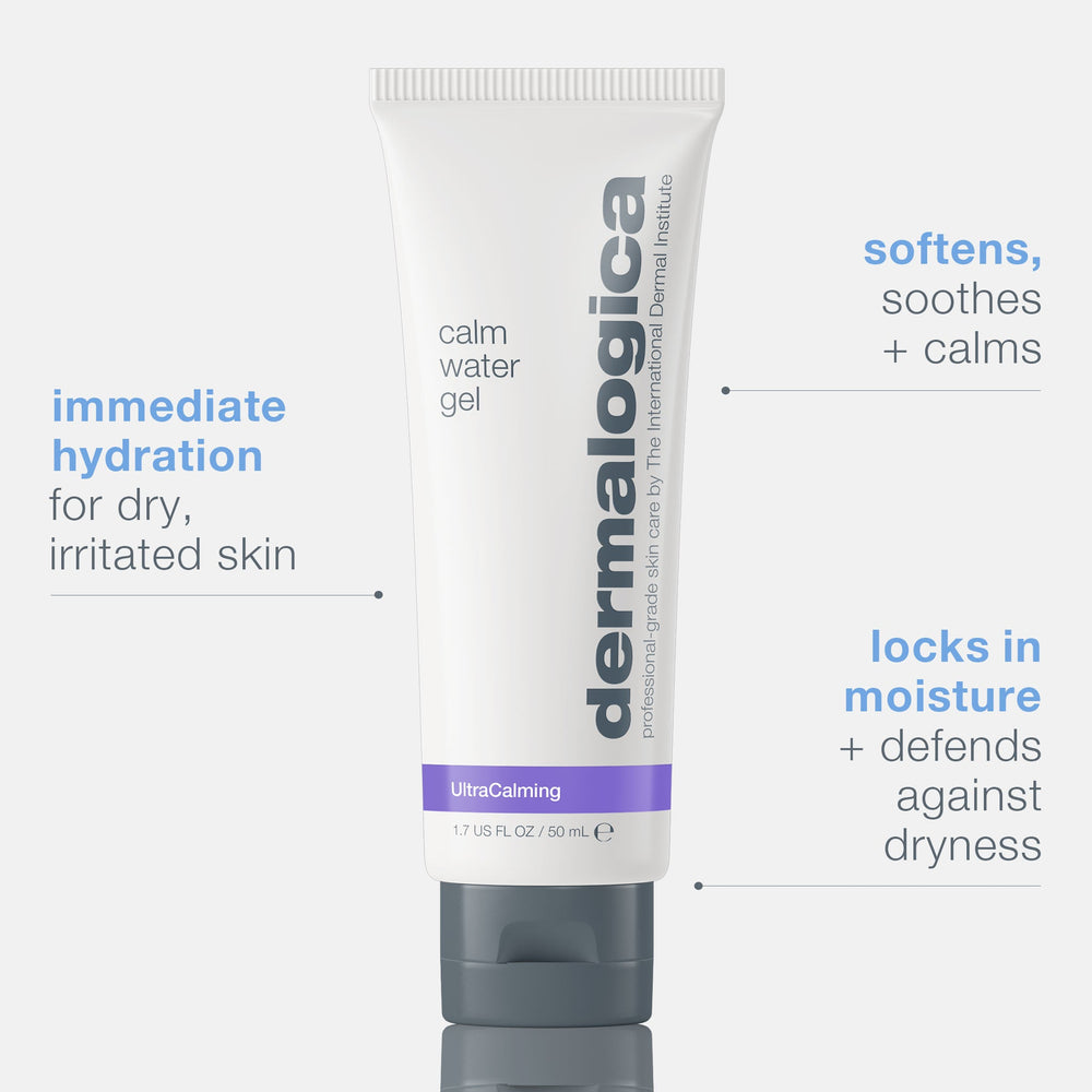 Dermalogica Calm Water Gel — oliefri fugtgel til sensitiv hud og hud med røde blodkar