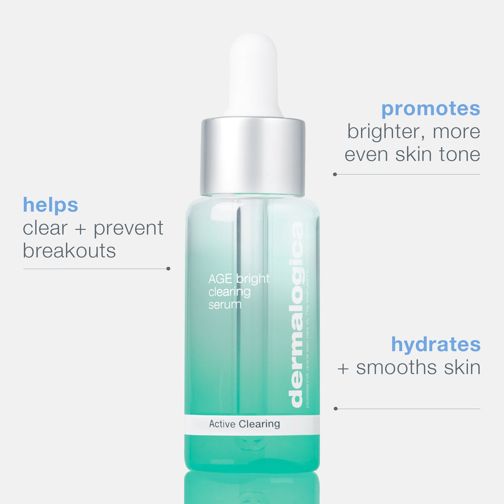 Dermalogica AGE Bright Clearing Serum — Serum mit 2 % Salicylsäure gegen Unreinheiten und postinflammatorische Hyperpigmentierung