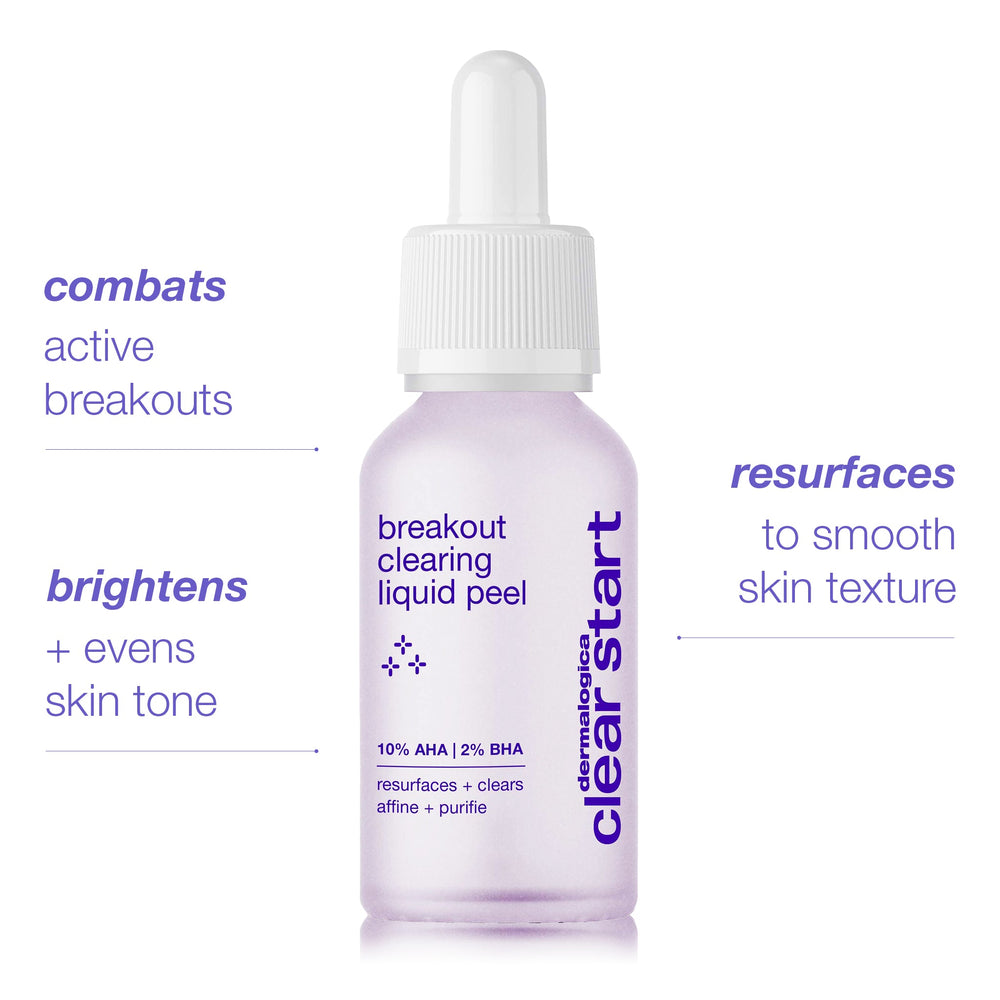 Dermalogica Breakout Clearing Liquid Peel — flüssiges Peeling mit 10 % AHA und 2 % BHA für zu Akne neigende Haut