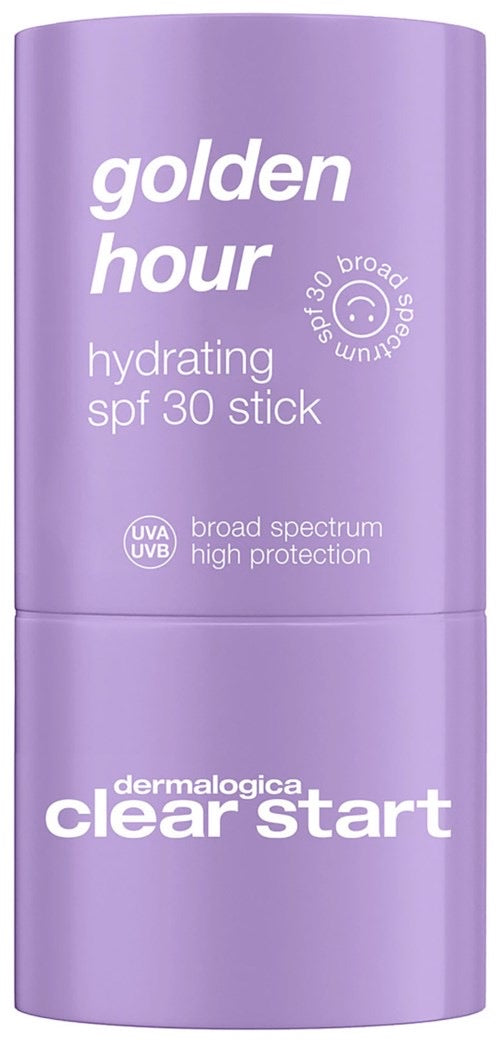 Dermalogica Golden Hour Hydrating SPF30 Stick — stift fényvédővel a napközbeni védelem megújításához