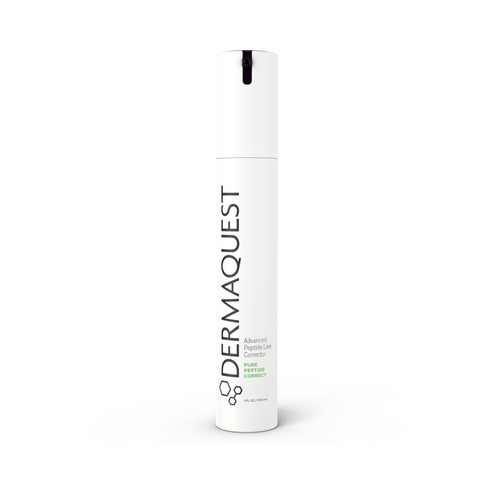DermaQuest Advanced Peptide Line Corrector 29,3 ml — αντιρυτιδικός ορός lifting για πρόσωπο, λαιμό και ντεκολτέ