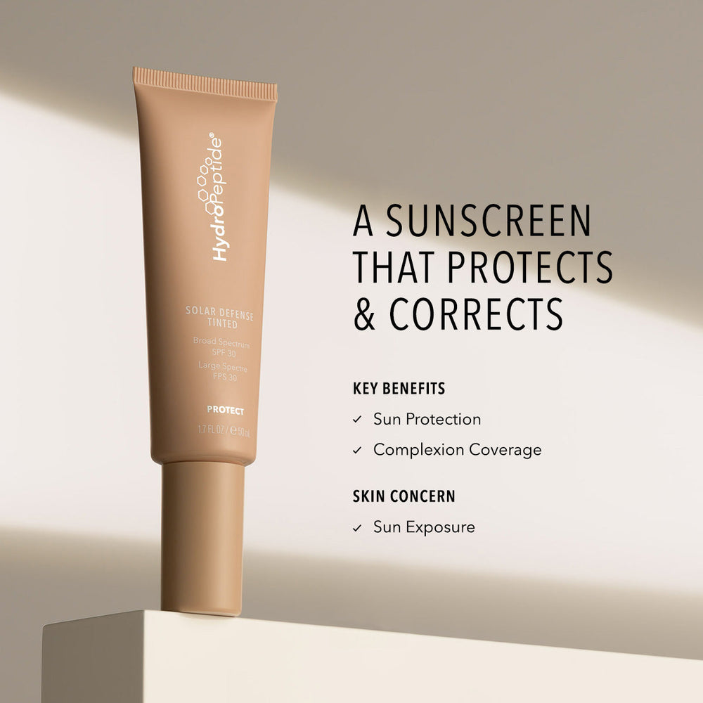 HydroPeptide Solar Defense Non-Tinted Sunscreen SPF 50 50 ml — mineralischer Sonnenschutz für empfindliche Haut