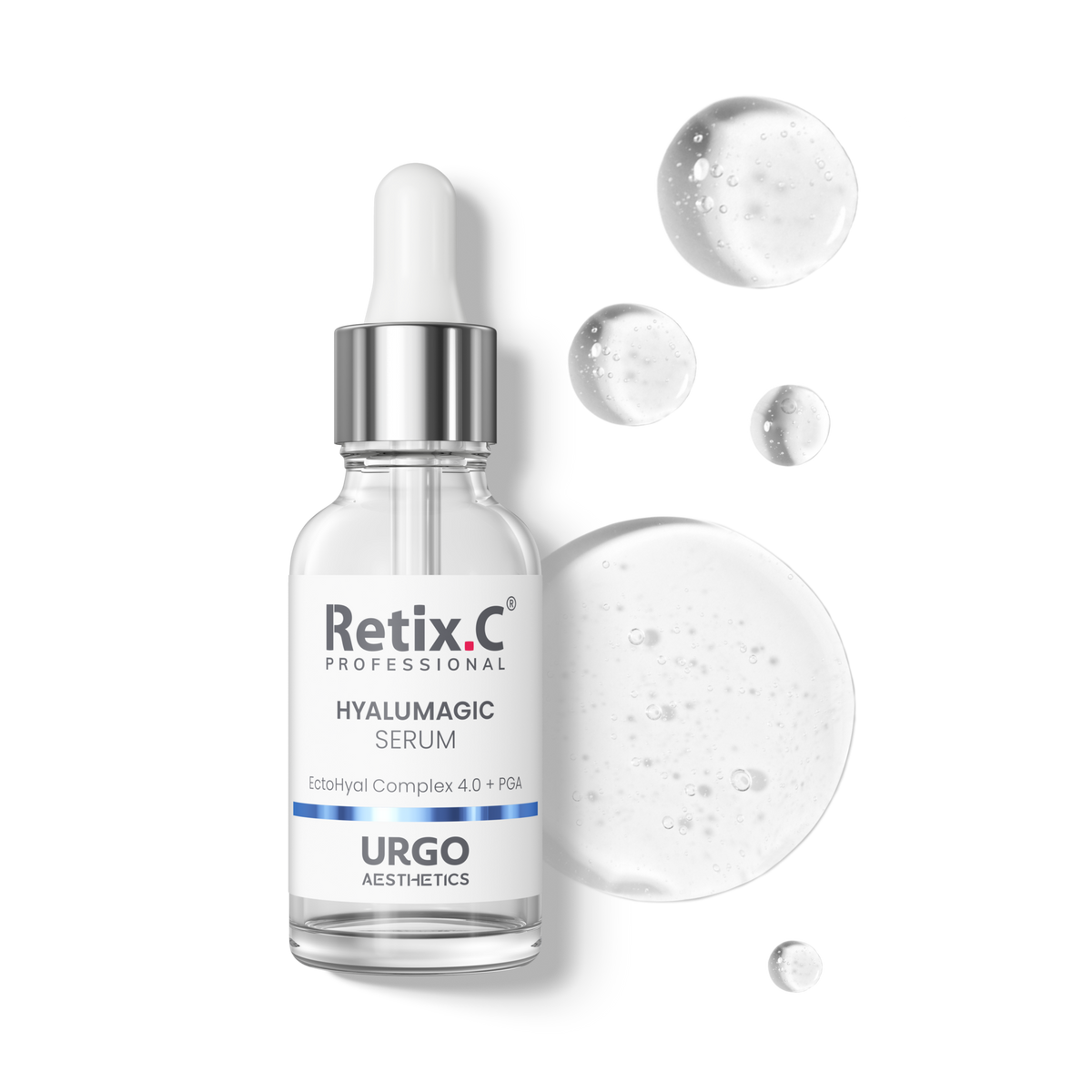 Retix.C Hyalumagic Serum 30 ml — butelka skoncentrowanego serum nawilzajaco-regenerujacego z ektoina i kwasem hialuronowym