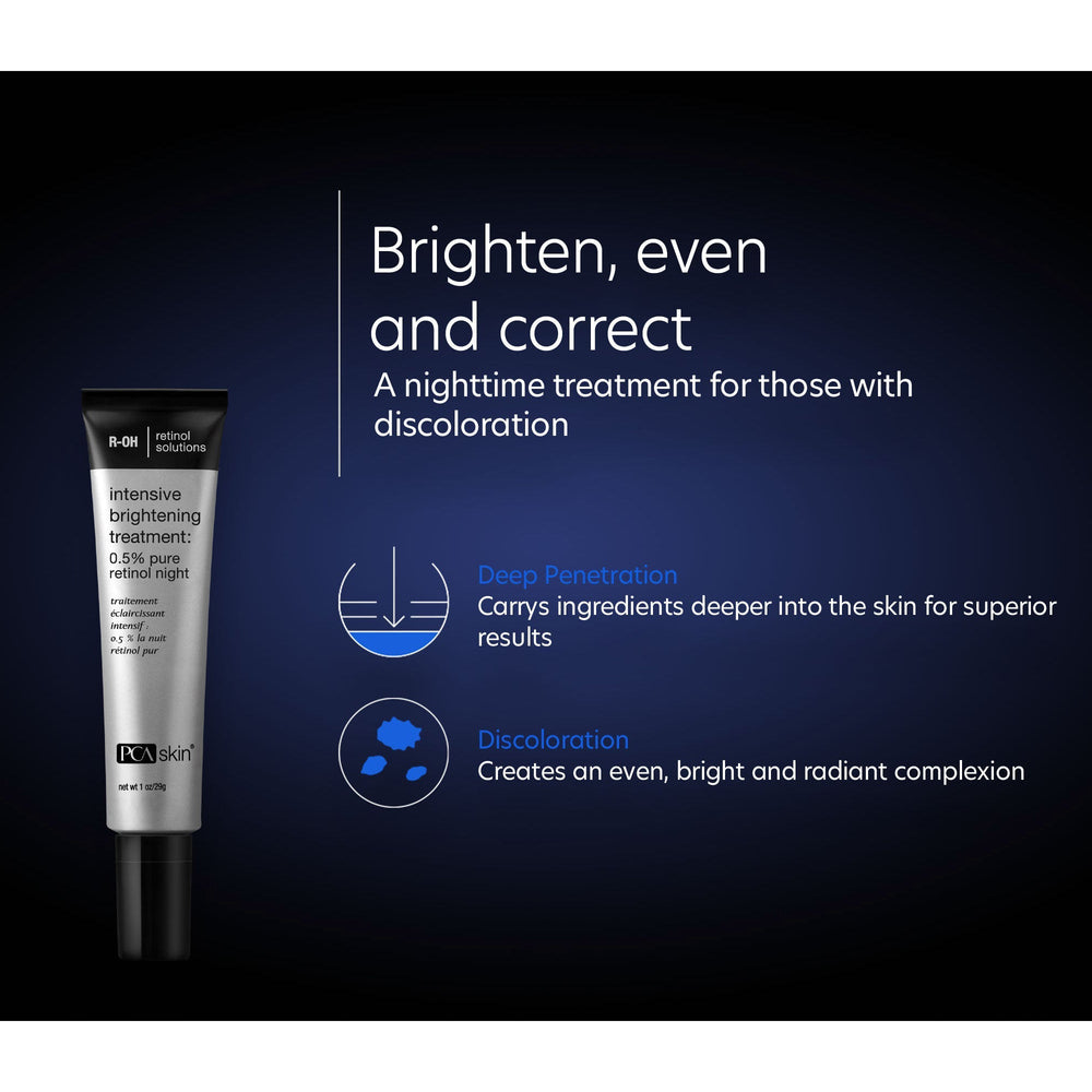 PCA Skin Intensive Brightening Treatment 0.5% Pure Retinol Night 29,5 ml — serum na noc
