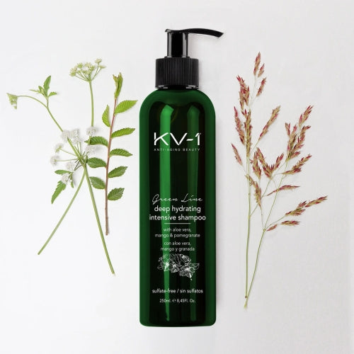 KV-1 Intensiv feuchtigkeitsspendendes Shampoo Green Line 250 ml — für trockenes Haar