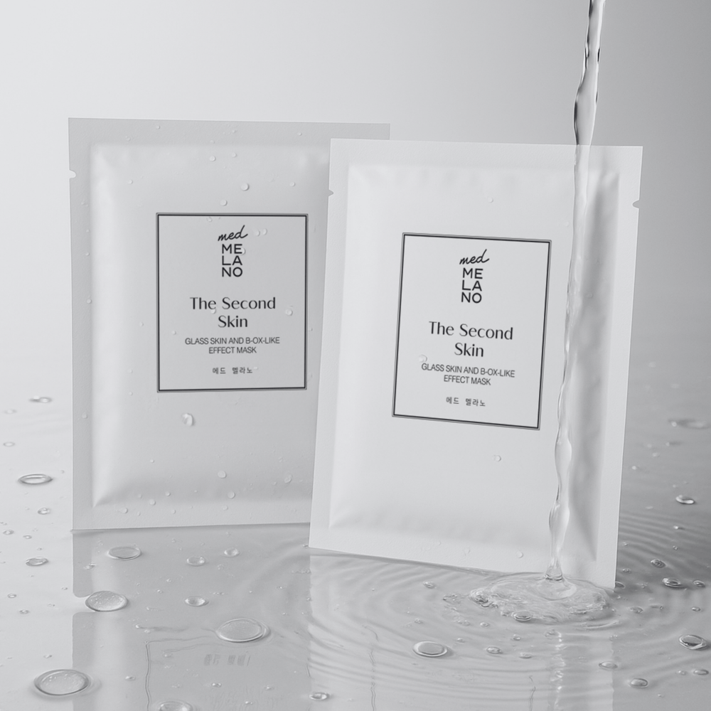MedMelano The Second Skin Glass Skin And B-OX-Like Effect Mask 34 g — maska w płacie