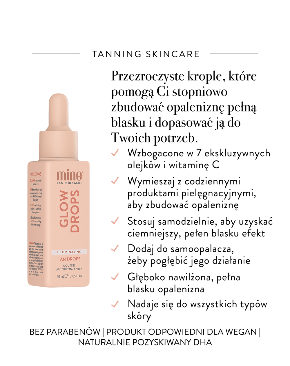 MineTan Glow Drops — Gouttes Autobronzantes Illuminatrices 40 ml