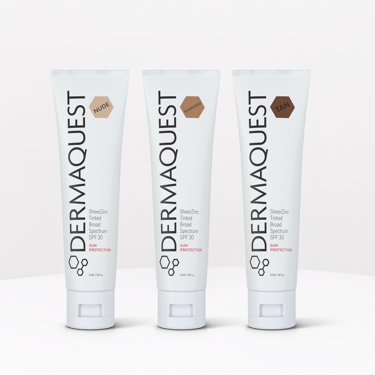 DermaQuest SheerZinc Tinted SPF 30 Nude — färgad kräm med mineraliskt solskydd