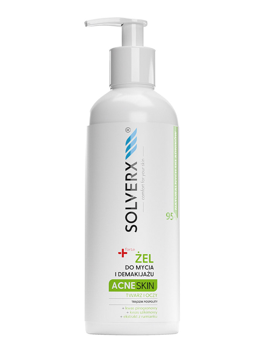 Solverx Acne Skin żel do mycia i demakijażu