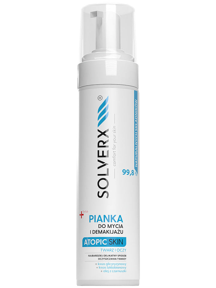 Atopic Skin spumă pentru spălarea și demachierea feței și a ochilor 200 ml