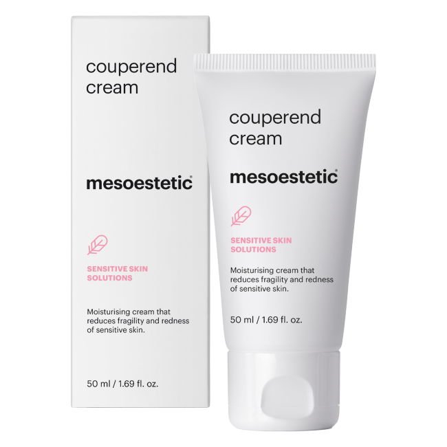 Mesoestetic Couperend Cream — cremă calmantă pentru roșeață, pentru pielea cu capilare și reactivă