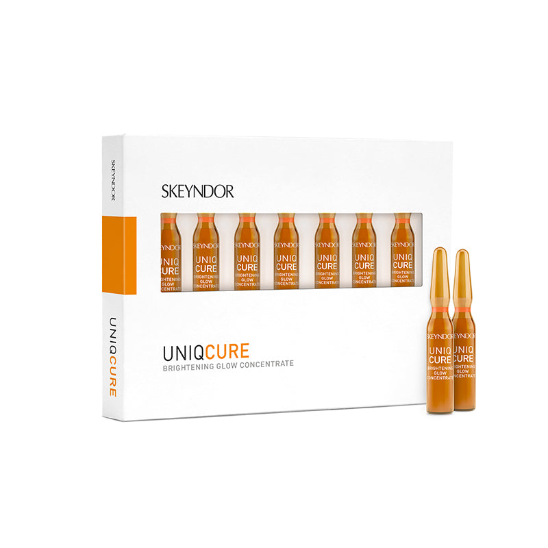 Skeyndor Uniqcure – Brightening Glow Concentrate — concentrado iluminador para piel con manchas