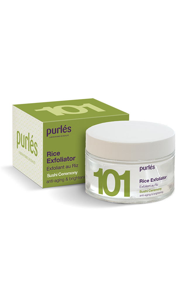 Purles 101 Rice Exfoliator — απολεπιστικό ρυζιού που απολεπίζει και λειαίνει το πρόσωπο