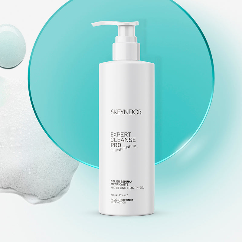 Skeyndor Expert Cleanse Pro – Mattifying Foam Gel — gel de limpieza matificante y purificante