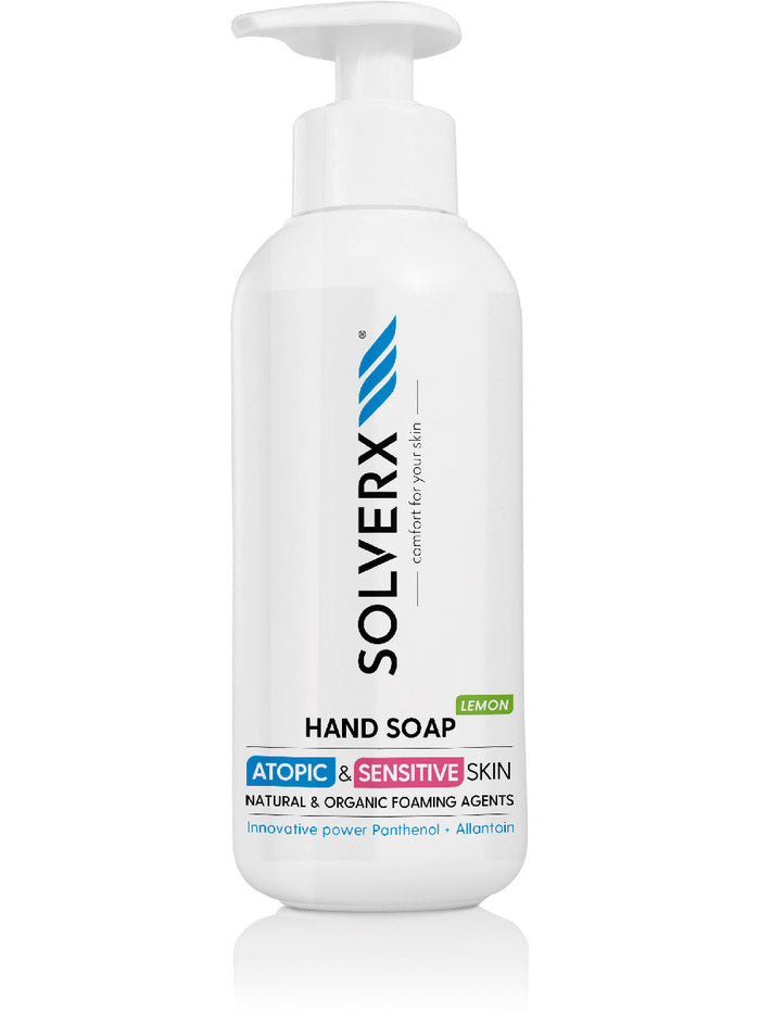 Solverx Hand Soap Lemon pentru pielea sensibilă