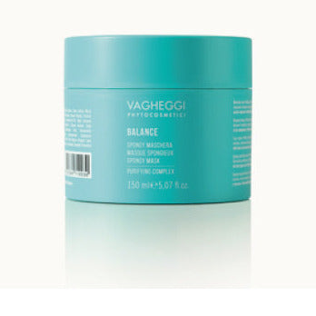 Vagheggi Balance Spongy Mask — rensende maske til fedtet hud, 150 ml