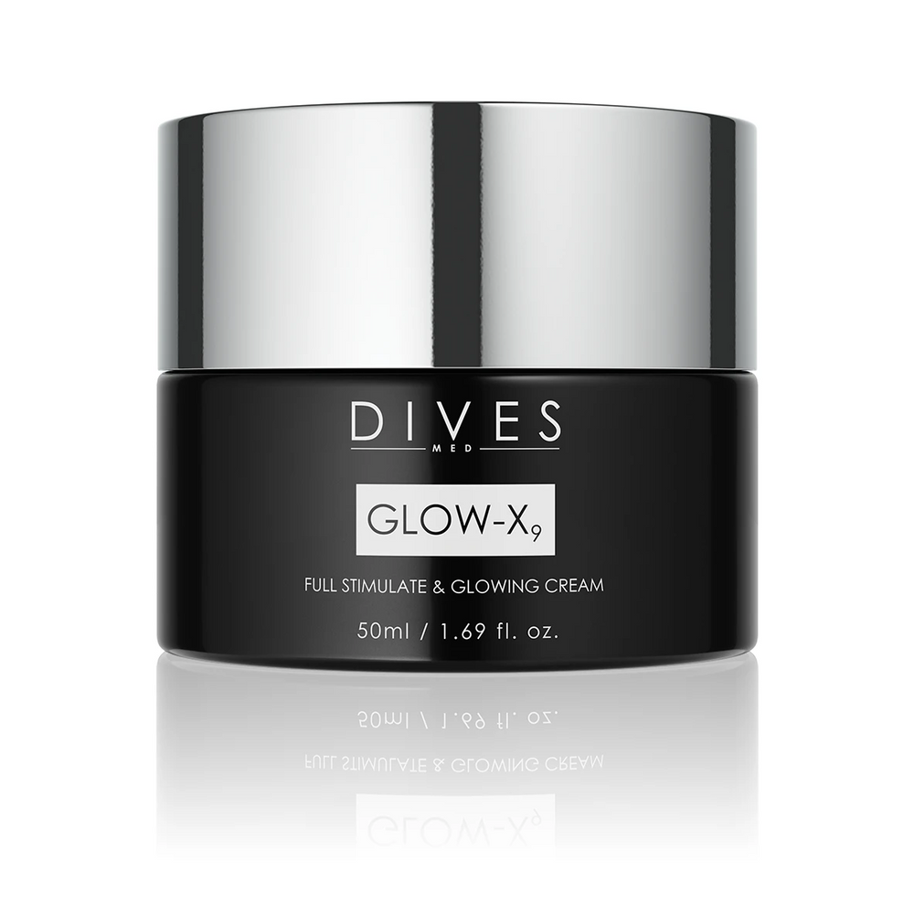 DIVES MED Glow-X9 Full Stimulate & Glowing Cream — krem z retinolem i witaminą C na przebarwienia