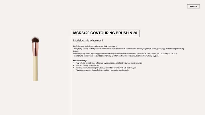 Contouring Brush N. 20
