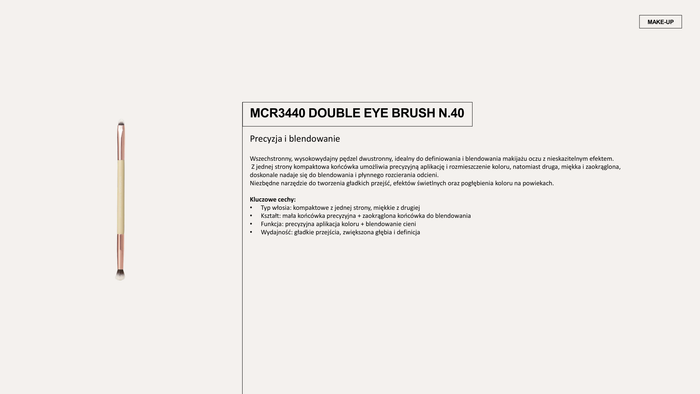 Vagheggi Double Eye Brush