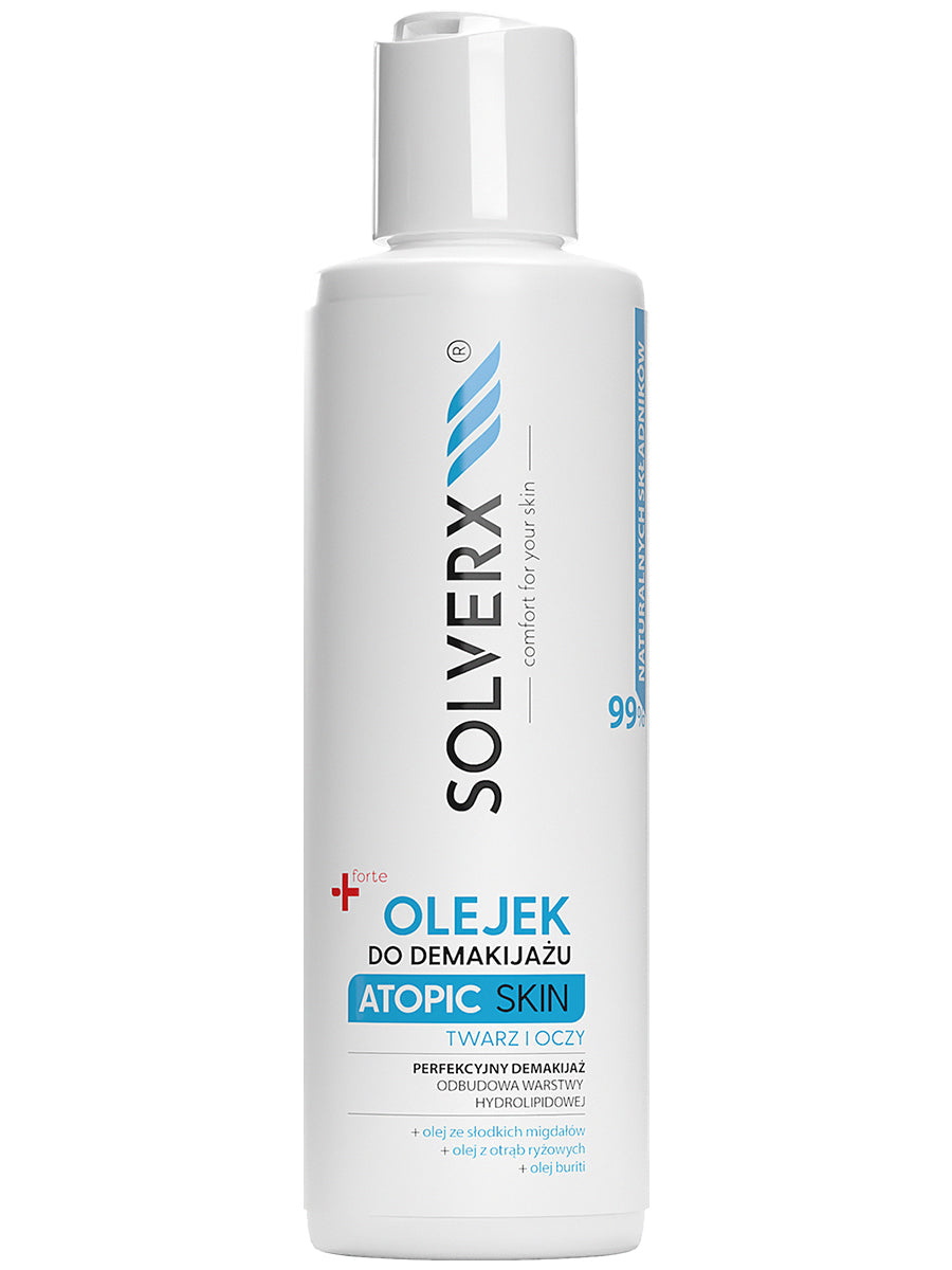 Solverx Olio struccante viso e occhi Atopic Skin 150 ml