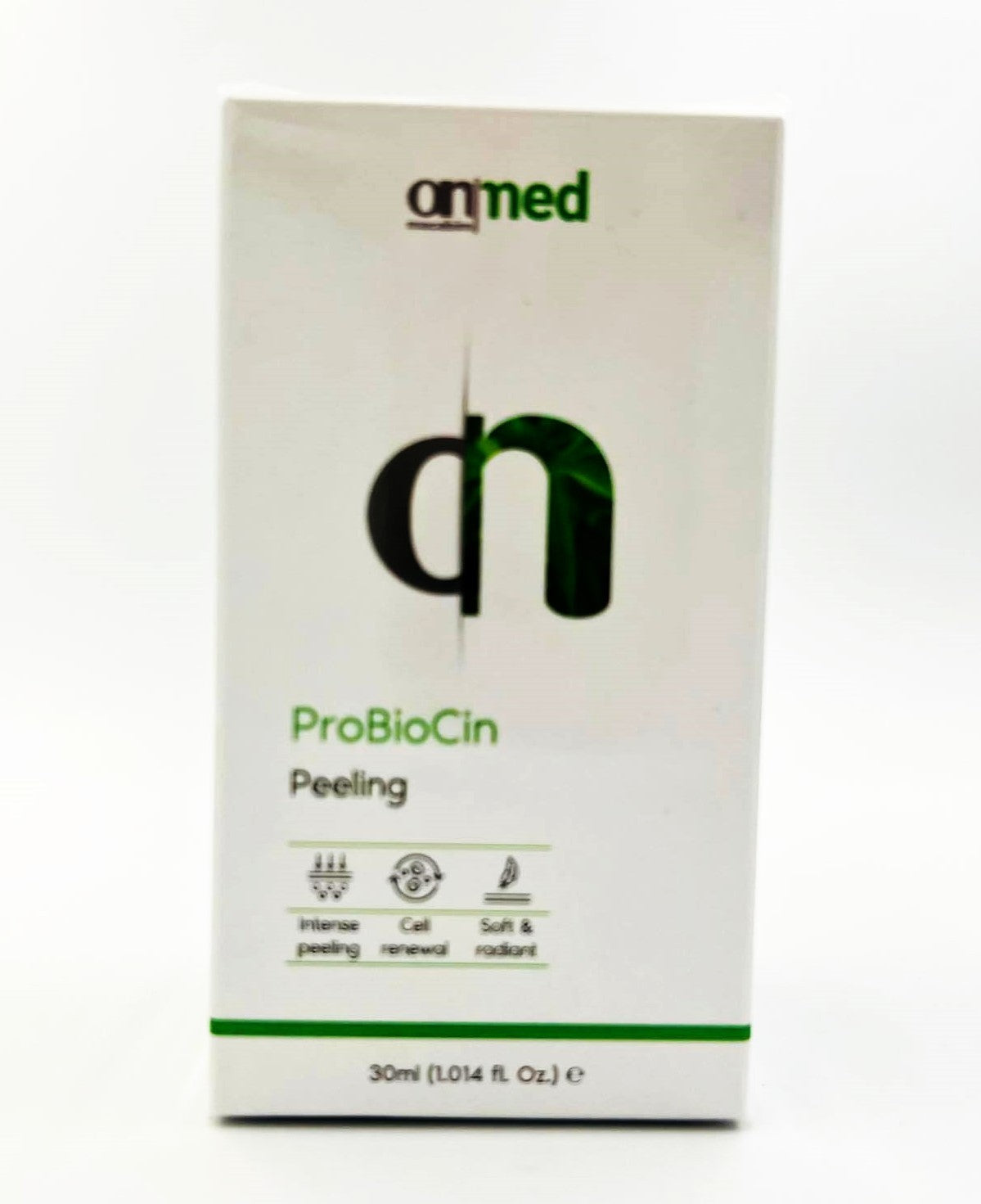 ONmacabim Probiocin Peeling-creme express med hampeekstrakt
