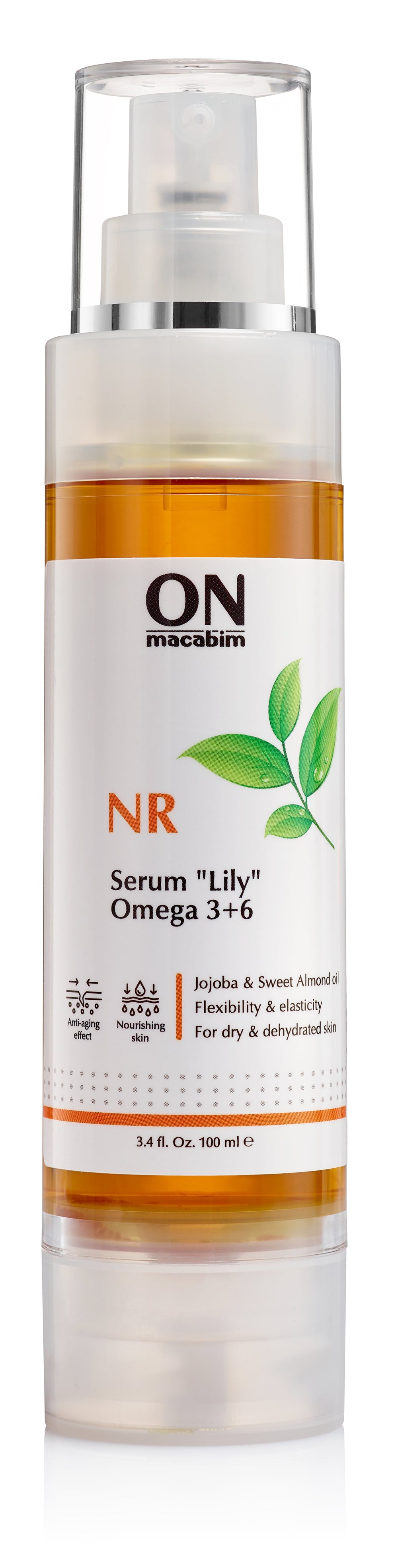 ONmacabim NR Nährendes Serum Lily Omega 3+6+9 — nährendes und feuchtigkeitsspendendes Serum für müde Haut