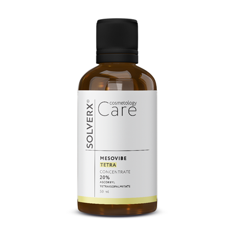 Solverx 20% Mesovibe Tetra Concentrate 50 ml — Serum, das das Erscheinungsbild der Gesichtshaut glättet und vereinheitlicht