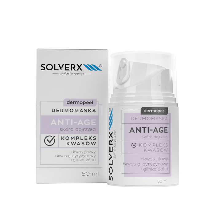 Solverx Dermopeel αντιγηραντική μάσκα anti-age