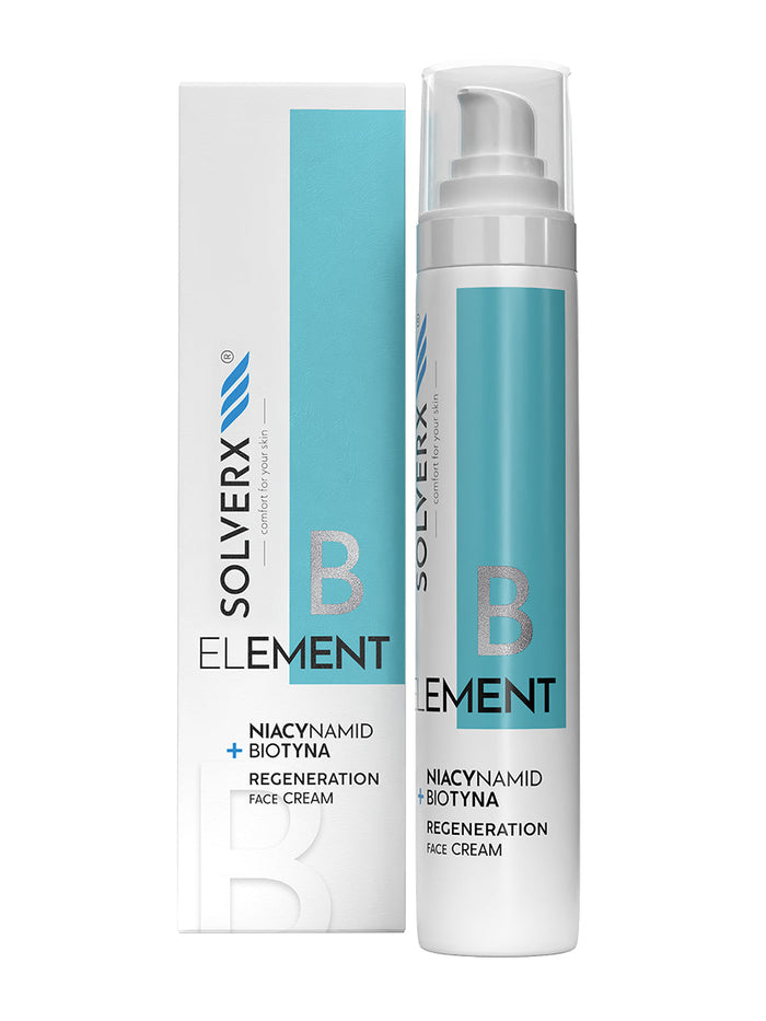 Solverx Element B crema viso con vitamine del gruppo B