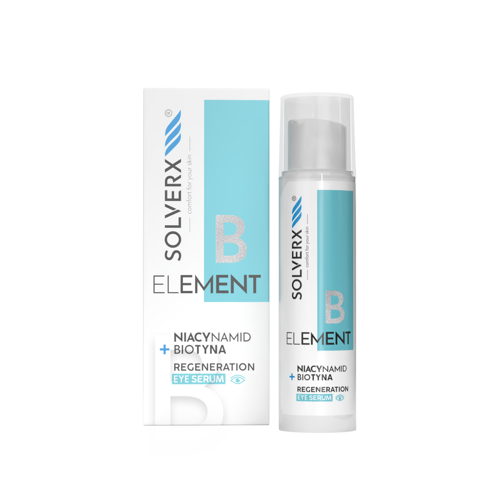 Solverx Element B serum pod oczy z witaminami z grupy B — dla skóry wokół oczu