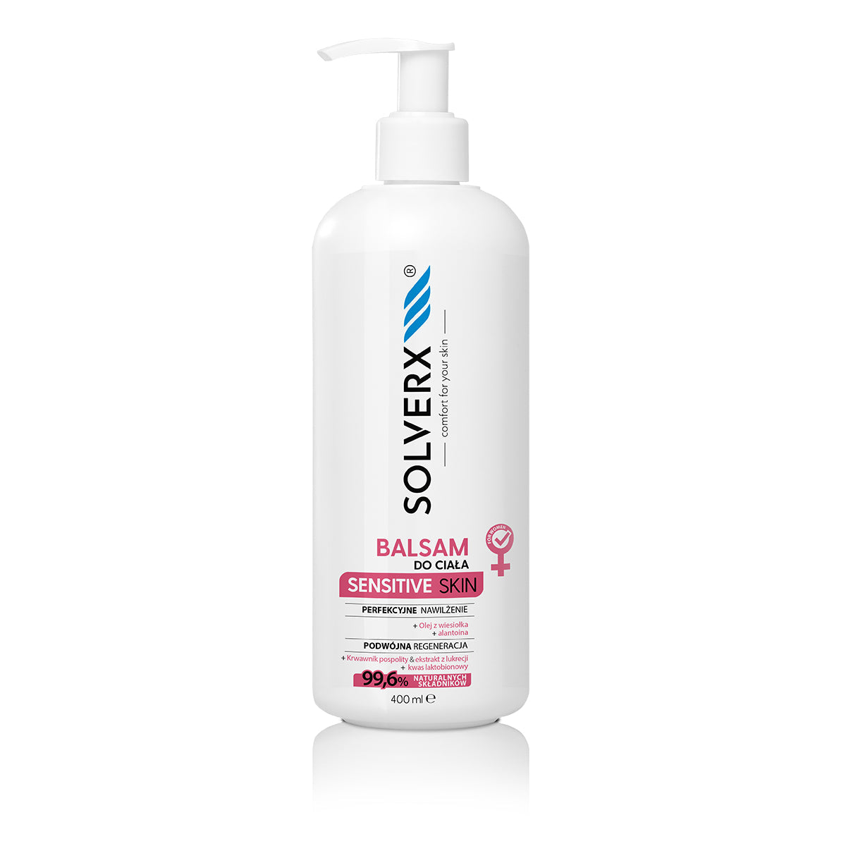 Solverx Sensitive Skin Balsam do ciała dla kobiet do skóry wrażliwej